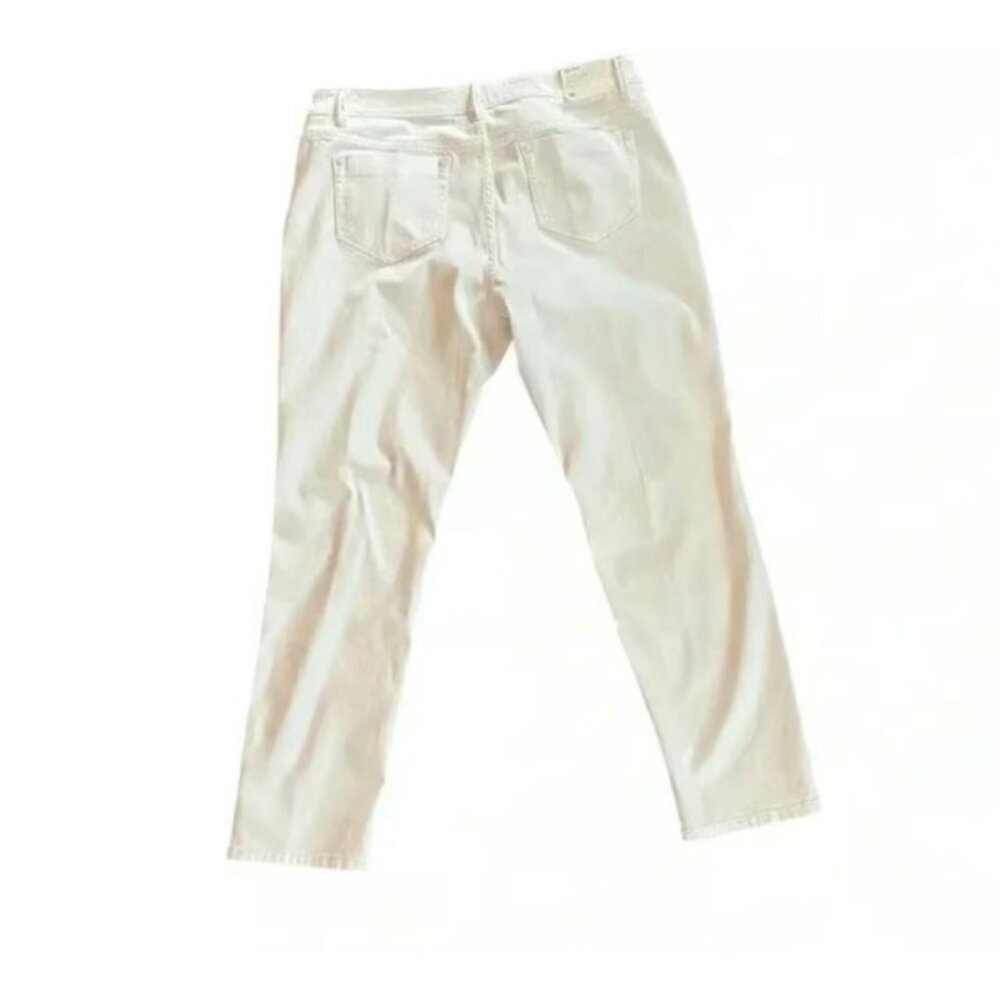 J.Jill Womens Denim Slim Ankle Pants Size 14 White Authentic Fit NWT - Picture 4 of 5
